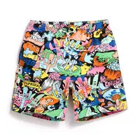 Groothandel Mannen Shorts Voor Strand Cartoon Animal Print Lage Badmode Waterdichte Plus Size Volleybal Shorts Zwembroek met Zakken