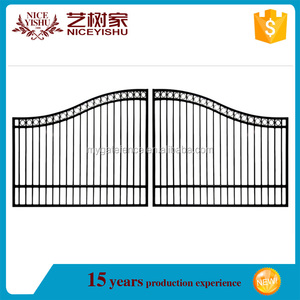 Yishu barato <span class=keywords><strong>de</strong></span> la fábrica hermosa <span class=keywords><strong>casa</strong></span> valla metálica grill puerta diseño, Principal <span class=keywords><strong>de</strong></span> hierro forjado puertas - Product Image 5