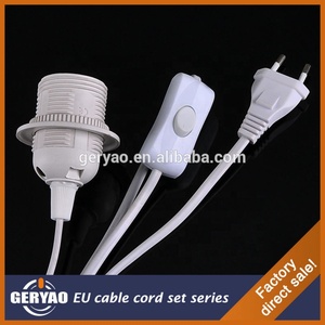 Ổ Cắm Đèn E27 Tiêu Chuẩn Châu Âu Bộ Dây Cắm Với Công Tắc Có Thể Điều Chỉnh Lại - Product Image 2