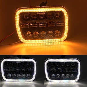 ไฟหน้า LED ทรงสี่เหลี่ยมขนาด 5x7 นิ้ว สำหรับ<span class=keywords><strong>รถ</strong></span>ยนต์เชฟโรเลต 5 7 นิ้ว ไฟเดย์ไลท์ ไฟเลี้ยว ไฟหน้าสำหรับ<span class=keywords><strong>รถ</strong></span>จี๊ป เชอโรกี <span class=keywords><strong>XJ</strong></span> อุปกรณ์ตกแต่งรถยนต์ - Product Image 5