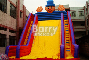 Lớn Giá Rẻ Giá Thương Mại Red Inflatable/Slide Với An Toàn Net - Product Image 2