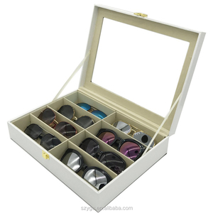 Boîte de rangement pour lunettes de soleil en cuir tendance - Product Image 4