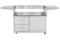Vente en gros Grill professionnel pour cuisine extérieure Grill en acier inoxydable charbon de bois intégré
