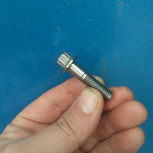 Bu lông và đai ốc mâm xe ba mảnh, loại chia tách, titan GR5, 12 cạnh, cỡ M7 M8 - Product Image 2