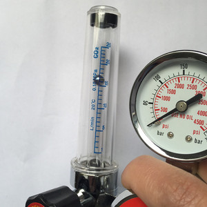Regulador de <span class=keywords><strong>Gas</strong></span> <span class=keywords><strong>CO2</strong></span> de 220V con caudalímetro, funciona con la máquina de soldadura <span class=keywords><strong>MIG</strong></span> - Product Image 3