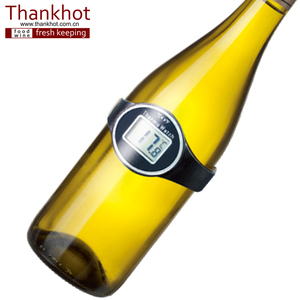 Bonne qualité cadeau D'affaires Vin suivre Vin refroidisseur bouteille thermomètre - Product Image 5