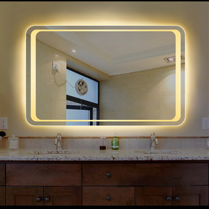 Fonction de lecteur de musique <span class=keywords><strong>miroir</strong></span> de salle de bain avec LED lumières <span class=keywords><strong>autour</strong></span> du bord personnalisé mur grande LED <span class=keywords><strong>miroir</strong></span> - Product Image 5