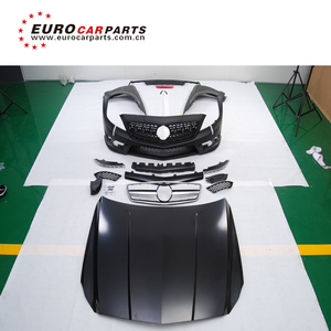 <span class=keywords><strong>CLS</strong></span> CLASS w218 CLS63 body kit adatto per CLS300 CLS350 fino a CLS63 con cofano scoop griglia anteriore paraurti diffusore e punte marmitta - Product Image 1