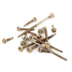 Tornillo de techo de acero y Metal con arandela hexagonal, <span class=keywords><strong>tornillos</strong></span> de autoperforación para paneles sándwich - Product Image 4