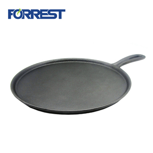 10.5 pollici Ghisa Piastra Pre-condito Rotonda Cast Padella di Ferro Perfetto per Frittelle, Pizze, e Quesadillas - Product Image 6