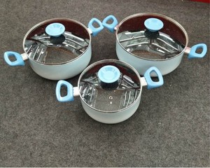 Ensemble d'ustensiles de cuisine antiadhésifs à peinture bleue, antiadhésifs, pour la cuisine, de 20/24/28CM, 2 ou 3 pièces - Product Image 2