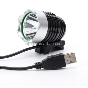 Super brillante 900 Lumen T6 LED bicicleta luz delantera impermeable aluminio y ABS recargable manillar montaje <span class=keywords><strong>linterna</strong></span> - Product Image 2