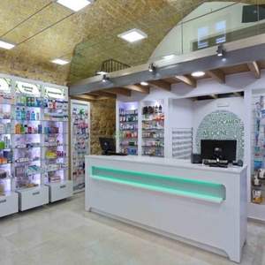 Vitrine moderne pour la décoration de magasin, comptoir en bois, design d'intérieur de magasin médical, mobilier de <span class=keywords><strong>pharmacie</strong></span>, <span class=keywords><strong>armoire</strong></span> à médicaments - Product Image 6