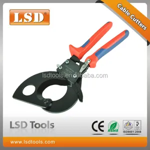 LK-280 New Good quality Ratchet cable cutters insulated handle 750AWG Hand tools
