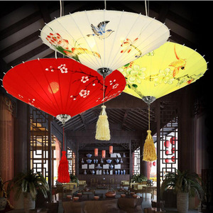 Linterna de luz de tela clásica china estilo paraguas - Product Image 1