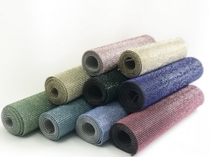 120x45 cm trang trí truyền nhiệt Kim Loại Cơ sở tinh thể Rhinestone lưới vải sửa chữa nóng Rhinestone tấm - Product Image 6