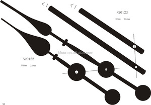 Pointeur d'<span class=keywords><strong>horloge</strong></span> géant en métal essentiel Grandes <span class=keywords><strong>aiguilles</strong></span> carrées pour un affichage précis de l'heure Pièces et accessoires de haute qualité - Product Image 3