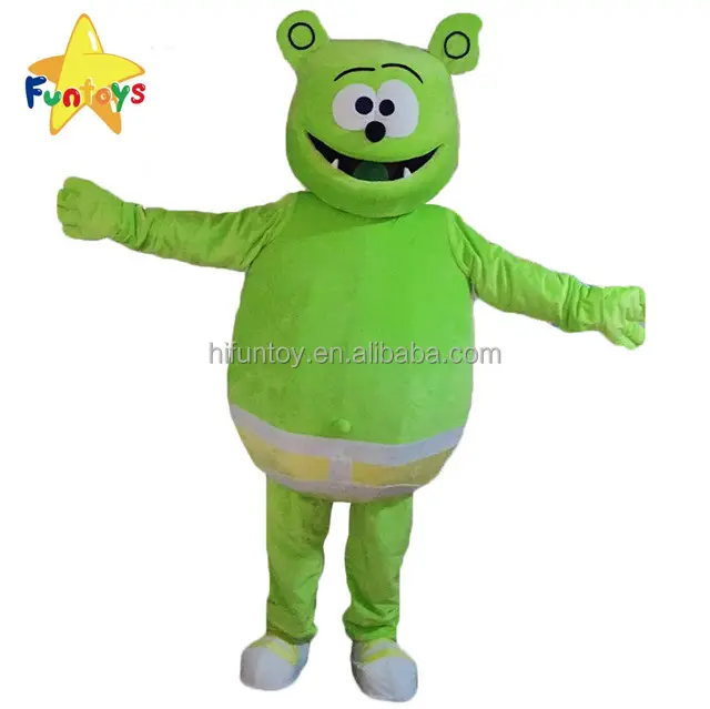 Funtoys professionale gummy bear costume della mascotte del fumetto