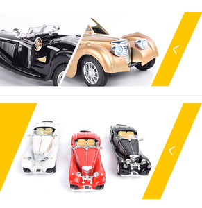 Alibaba al por mayor 1:28 escala die cast Classic metal modelo de coche con música ligera - Product Image 4