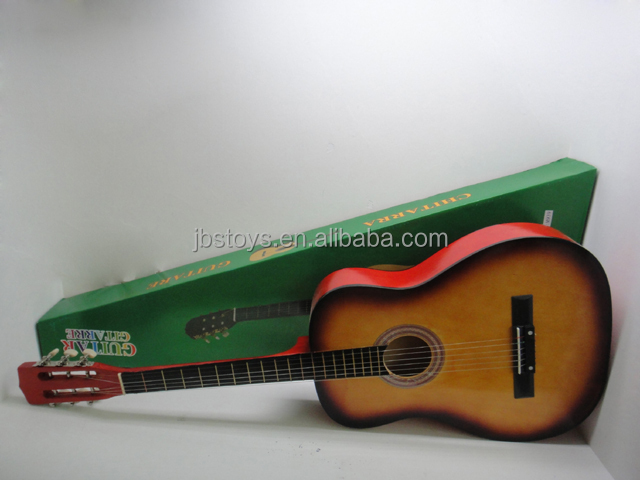 39 "деревянная игрушечная гитара, музыкальный инструмент, гитарные игрушки TZ14090027