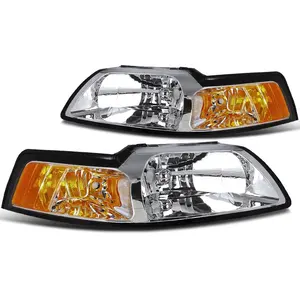 Apply To Auto Headlight For Ford Mustang 1999-2004 Head Lights lamps headlamp