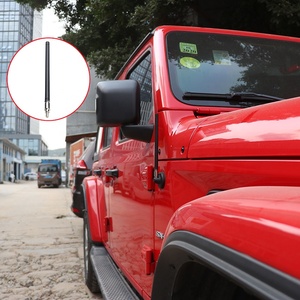 <span class=keywords><strong>Antenne</strong></span> de <span class=keywords><strong>voiture</strong></span> flexible en plastique noir Cartaoo pour accessoires Wrangler JK JL 07-19 - Product Image 4