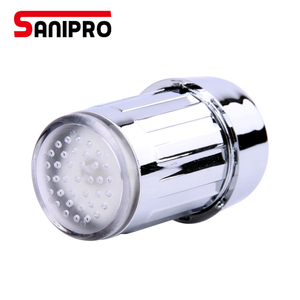 SANIPRO contrôle de la température 3 couleurs eau puissance robinet de <span class=keywords><strong>douche</strong></span> lumière économie d'eau robinet aérateur changement LED robinet lumière - Product Image 2