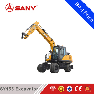 SANY SY155 15 Tonnellate 0.55 CBM Capacità Della Benna Nuovo Piccolo Crawler Escavatore Prezzo - Product Image 2