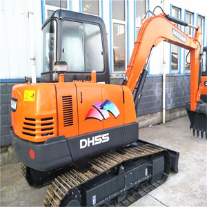 Excavatrice Doosan DH55 Mini pelleteuse 5 tonnes d'occasion Doosan DX55 DH60 DX60 - Product Image 1