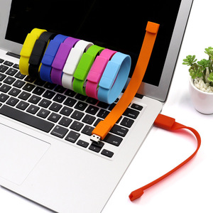 Bracelet USB personnalisé, support à mémoire de 8 go 16 go 32 go, lecteur <span class=keywords><strong>Flash</strong></span> 2.0 3.0, Logo personnalisé, 128MB - Product Image 2