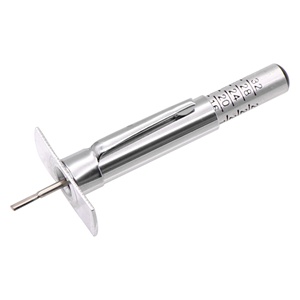 Misuratore di Profondità <span class=keywords><strong>del</strong></span> Battistrada a Forma di Matita con Stelo in Acciaio Inox e Scorrimento in Lega di Alluminio, Scala 0-32nds - Product Image 5