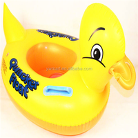 Bouée gonflable canard à deux poignées avec siège bébé pour la vente en gros