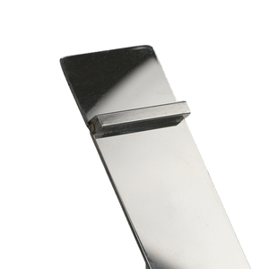 Présentoir de chaussures en métal argenté brillant de luxe pour magasin - Product Image 6