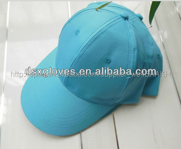 Cheap custom blue panels blank baseball caps and hats