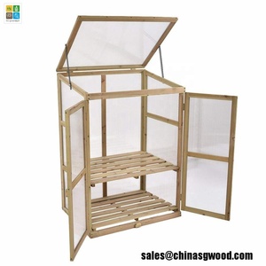 SenGong — <span class=keywords><strong>serre</strong></span> de jardin en bois FSC, petite corbeille à froid, vente en gros - Product Image 3