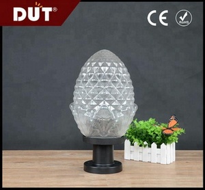 Wholesales Golden Rose IP44 Plastic E27 Outdoor Ultraviolet Gate Pillar <strong>Pineapple</strong> Shape Garden <strong>Light</strong> 1-Year Warranty 110V-220V - Product Image 5