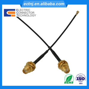 RF <span class=keywords><strong>Coaxial</strong></span> <span class=keywords><strong>mini</strong></span> 1.37mm SMA <span class=keywords><strong>Jack</strong></span> à u. fl Adaptateur Câble Assemblée - Product Image 3