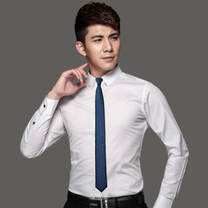 OEM Personalizzato Mens <span class=keywords><strong>Cravatta</strong></span> Poliestere Sottile Collo <span class=keywords><strong>Cravatta</strong></span> di Colore Solido di Modo Skinny Cravatte di Seta - Product Image 3