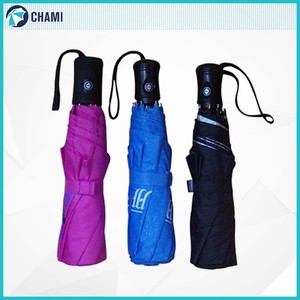 Design personnalisé En Plastique Poignée <span class=keywords><strong>Petit</strong></span> <span class=keywords><strong>Pas</strong></span> <span class=keywords><strong>Cher</strong></span> 3 Fois <span class=keywords><strong>Parapluie</strong></span> - Product Image 2