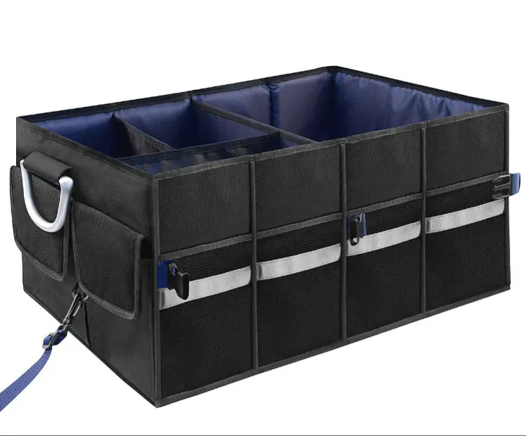 Kompakter Kofferraum-Organizer mit verstellbaren Trägern, robuster und wasserdichter Auto tasche