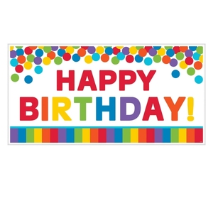 Banderole suspendue joyeux anniversaire, design amusant et coloré, livraison gratuite - Product Image 6