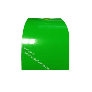 RAL6037 Gloss Smooth Powder Coating Anti Scratch Electrostatic Paints for Metal