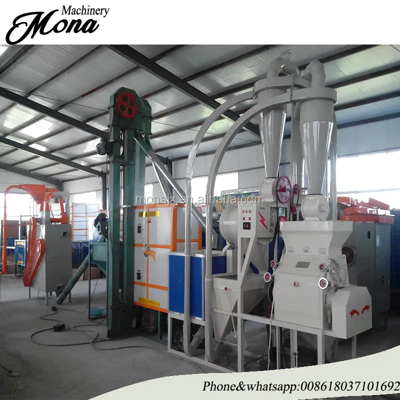 Full automatic maize flour machine/wheat flour mill/maize milling plant