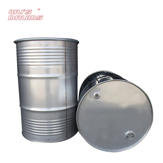 Manufacturer Supply Food Grade 210l Stainless Steel Wine Barrel Drum For Oil Storage Packing