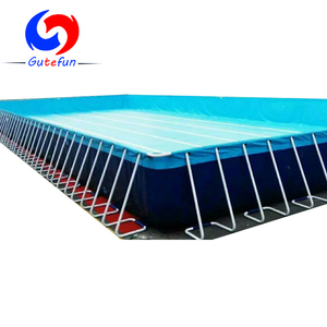 Piscinas Rectangulares Elevadas con Marco Metálico <span class=keywords><strong>de</strong></span> 15m*10m*1.32m, Personalizadas por la Federación <span class=keywords><strong>de</strong></span> Natación, con Filtros y Bombas - Product Image 1