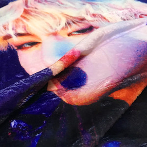 Siêu Mềm 50*60 Inch Nữ Hoàng Kích Thước Mỹ Hàn Quốc Fleeced Chăn Chất Lượng Cao 100% Polyester Thăng Hoa In Giáng Sinh - Product Image 1