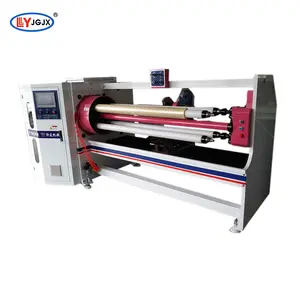 LY-709 PVC Isolasi Listrik Pita Perekat Menggorok Mesin Aluminium Foil Roll Tape Cutter/BOPP Karet Tape Cutting Mesin