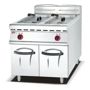 Commercial 20L Double Tank Deep Fryer Machine