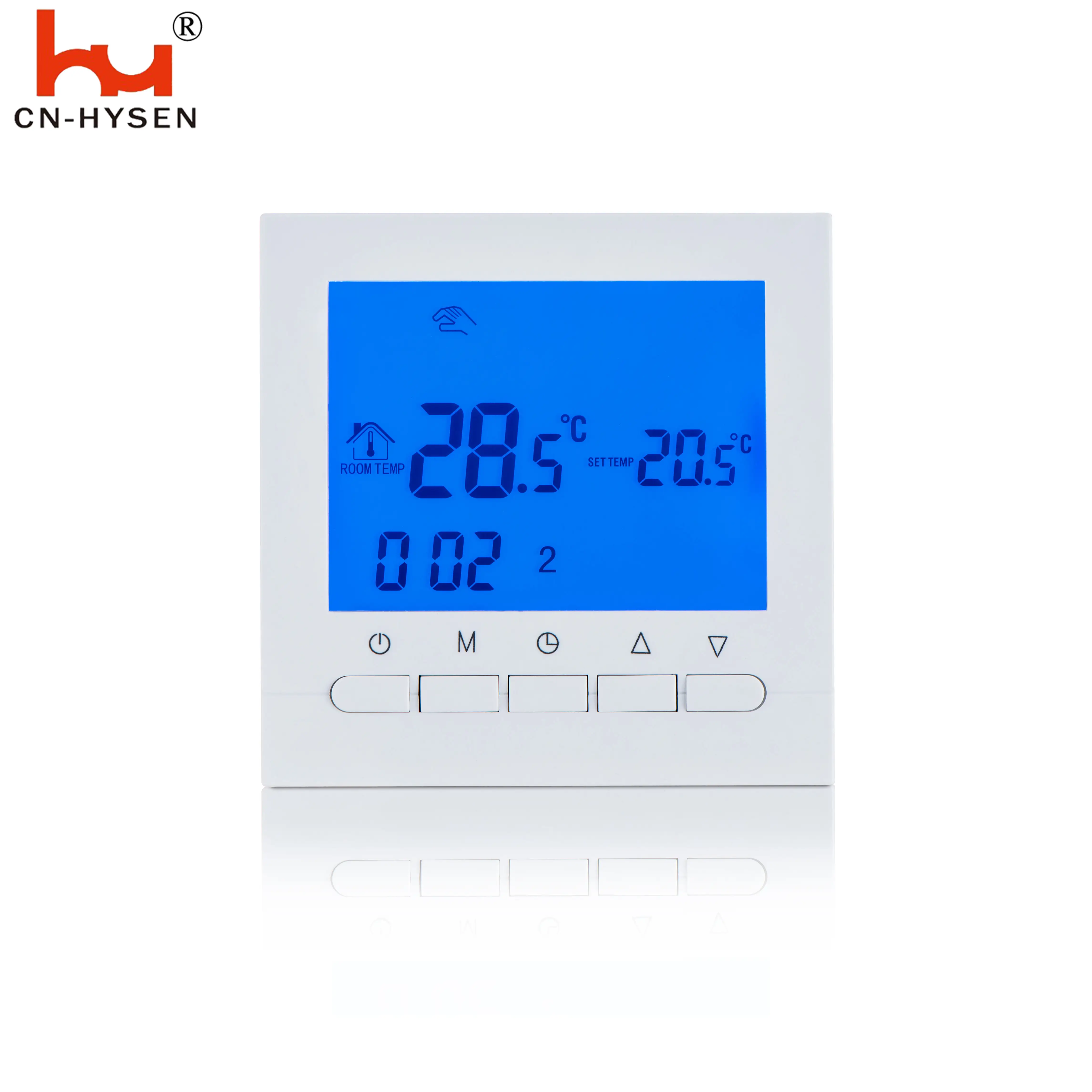 Kolay kullanım haftalık programlanabilir termostat dijital ekran oda termostatı HY02B05