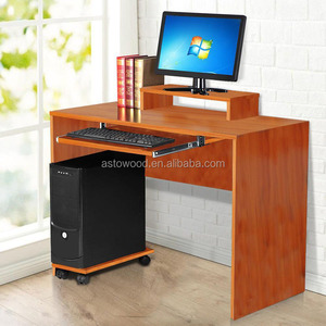 <span class=keywords><strong>Bureau</strong></span> d'ordinateur réglable, étagère pour clavier coulissant, couleur noire, pour le <span class=keywords><strong>bureau</strong></span> - Product Image 4